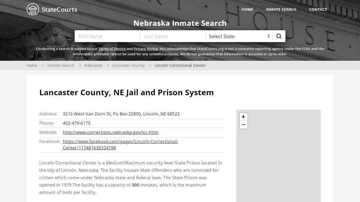 Lincoln Correctional Center Inmate Records Search ...